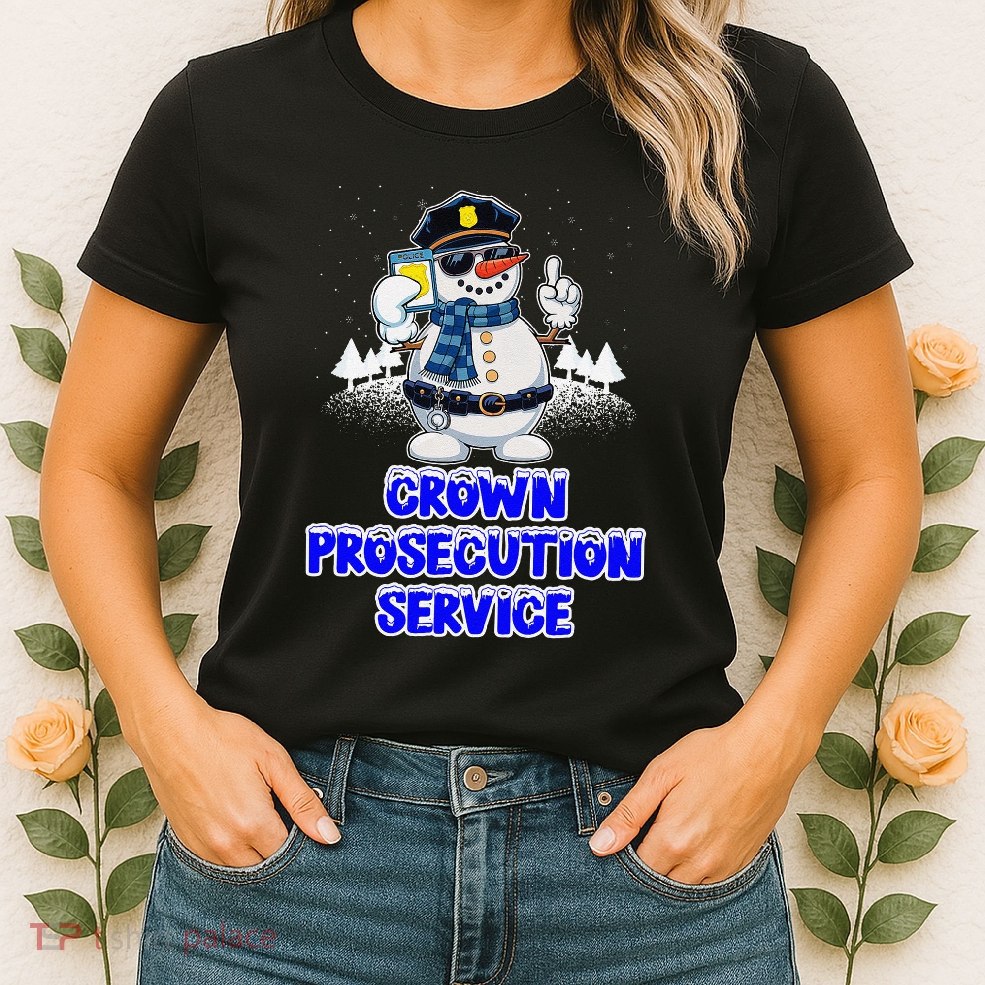 Crown Prosecution Service Funny Police Officer Humor Cops Women's T-Shirt