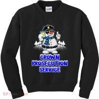Crown Prosecution Service Funny Police Officer Humor Cops Kids Sweatshirt thumb 0
