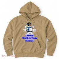 Crown Prosecution Service Funny Police Officer Humor Cops Hoodie thumb 0
