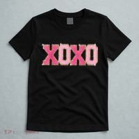 Chenille Patch Sparkling Xoxo Valentine Day Heart Love Gift T-Shirt thumb 5