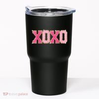 Chenille Patch Sparkling Xoxo Valentine Day Heart Love Gift Tumbler thumb 0