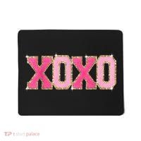 Chenille Patch Sparkling Xoxo Valentine Day Heart Love Gift Mousepad thumb 0