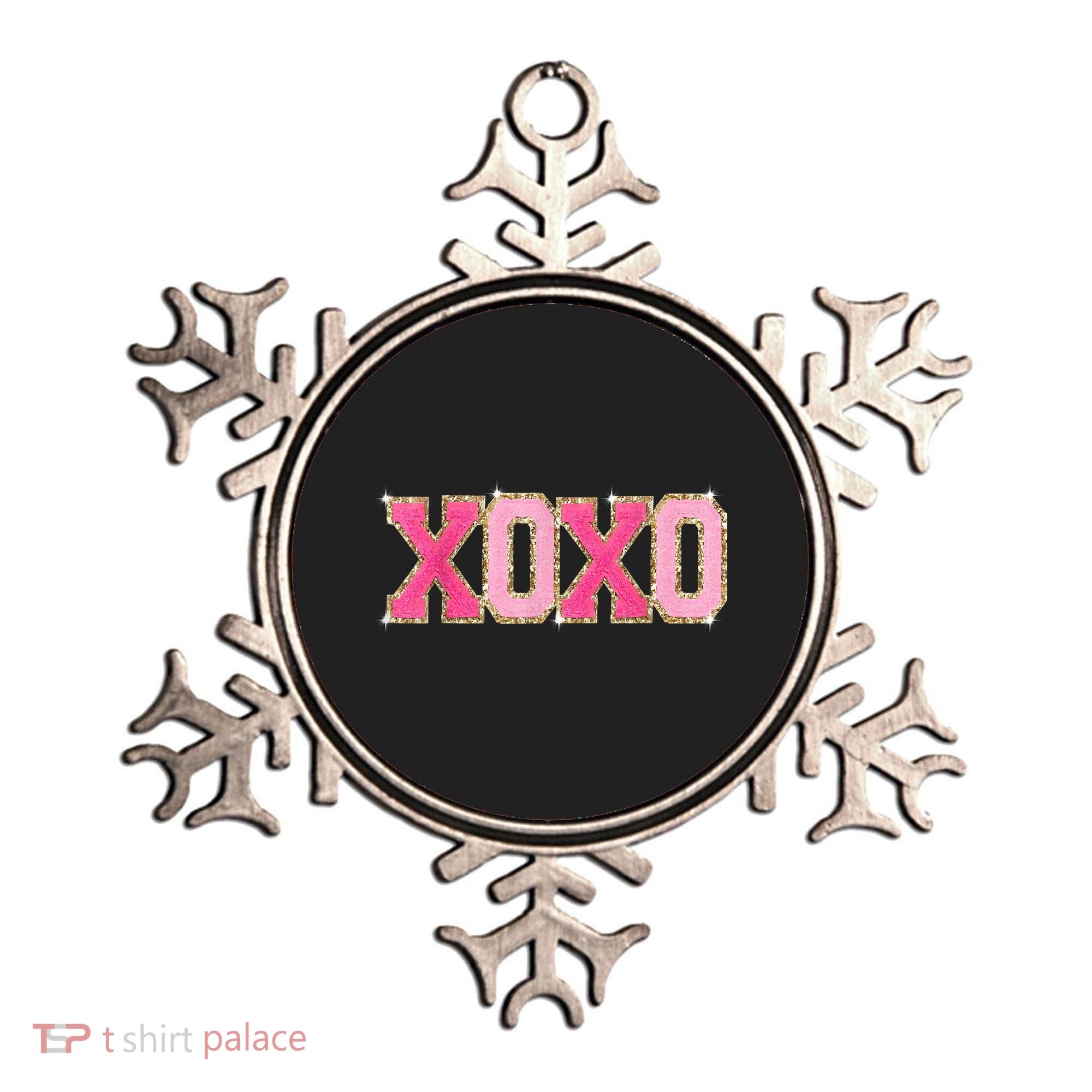 Chenille Patch Sparkling Xoxo Valentine Day Heart Love Gift Ornament