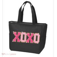 Chenille Patch Sparkling Xoxo Valentine Day Heart Love Gift Tote Bag thumb 3