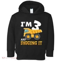 Construction Party Supplies for 3rd Birthday Celebration Toddler Hoodie thumb 0