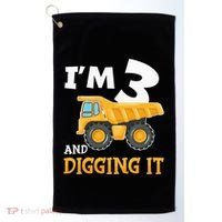 Construction Party Supplies for 3rd Birthday Celebration Golf Towel thumb 0