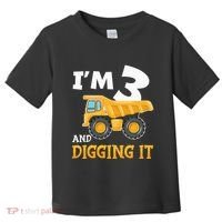 Construction Party Supplies for 3rd Birthday Celebration Toddler T-Shirt thumb 0
