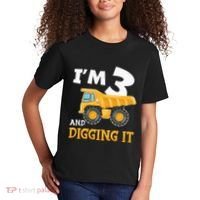 Construction Party Supplies for 3rd Birthday Celebration Kids T-Shirt thumb 2