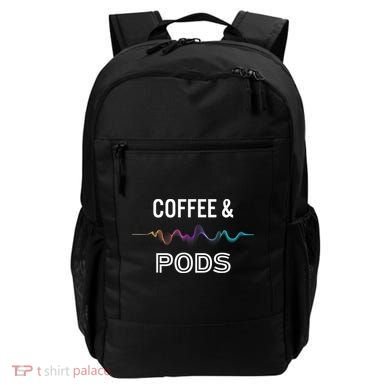 Coffee & Pods Sound Wave Tee Backpack
