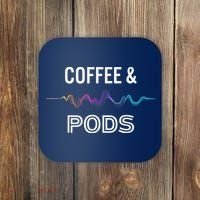 Coffee & Pods Sound Wave Tee Coaster thumb 0