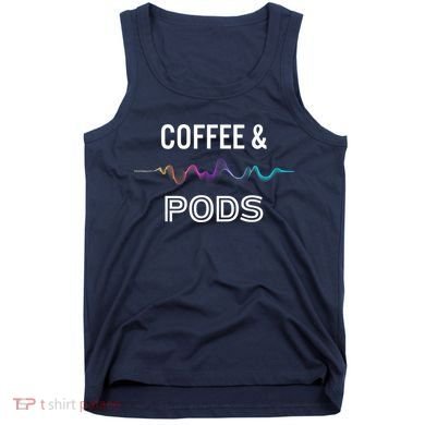 Coffee & Pods Sound Wave Tee Tank Top