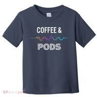 Coffee & Pods Sound Wave Tee Toddler T-Shirt thumb 0