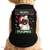 Christmas Pug Santa For Pug Lover Merry Pugmas Xmas Doggie Tank thumb 0