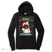 Christmas Pug Santa For Pug Lover Merry Pugmas Xmas Women's Hoodie thumb 0