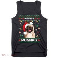 Christmas Pug Santa For Pug Lover Merry Pugmas Xmas Tank Top thumb 0