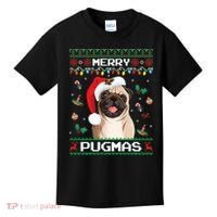 Christmas Pug Santa For Pug Lover Merry Pugmas Xmas Kids T-Shirt thumb 0