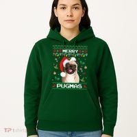 Christmas Pug Santa For Pug Lover Merry Pugmas Xmas Hoodie thumb 5