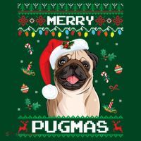Christmas Pug Santa For Pug Lover Merry Pugmas Xmas Hoodie thumb 7