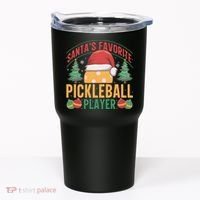 Christmas Pickleball Santa Favorite Pickleball Player Tumbler thumb 0