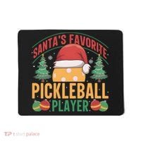 Christmas Pickleball Santa Favorite Pickleball Player Mousepad thumb 0