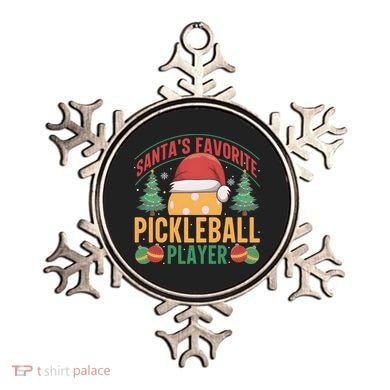 Christmas Pickleball Santa Favorite Pickleball Player Ornament