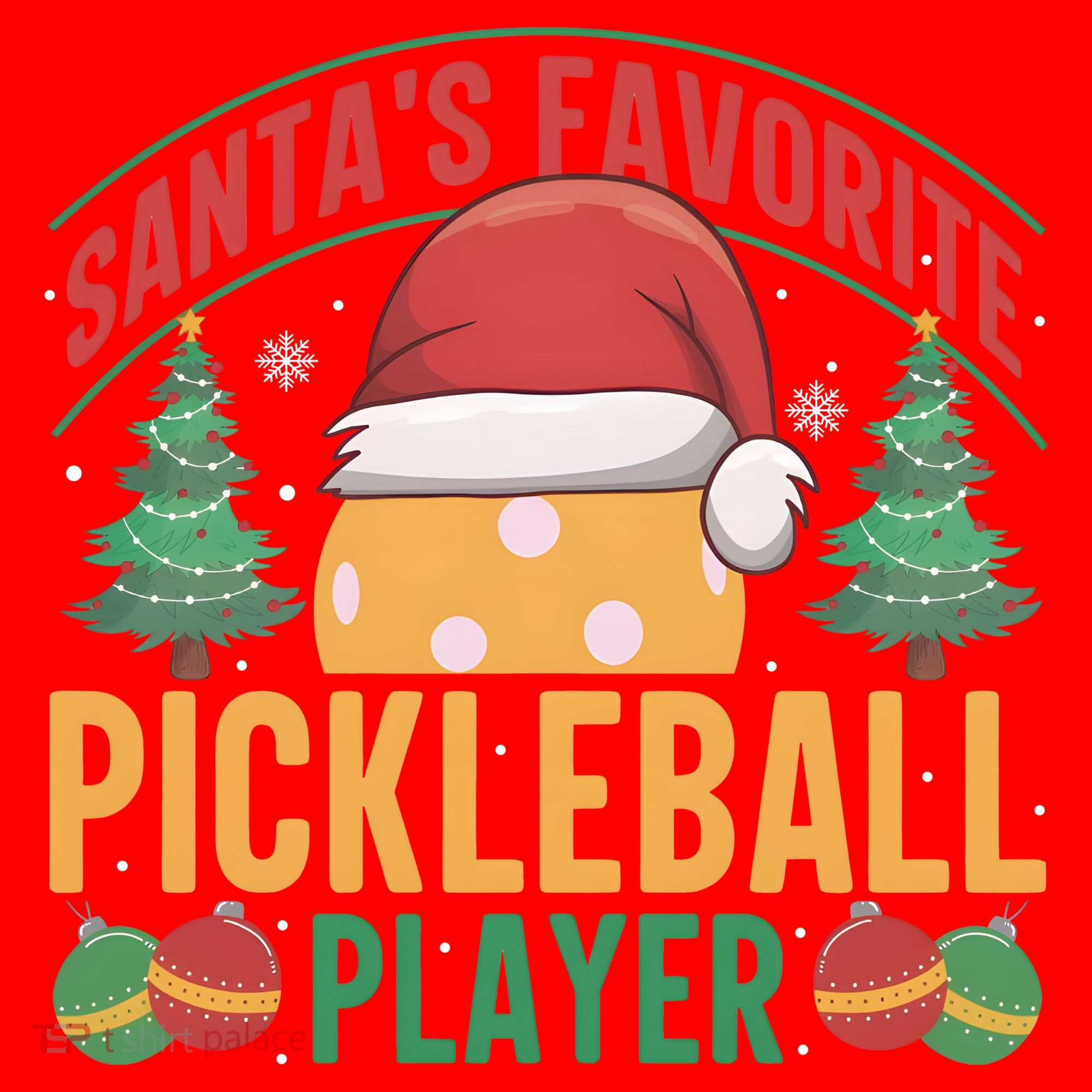 Christmas Pickleball Santa Favorite Pickleball Player Santa Hat