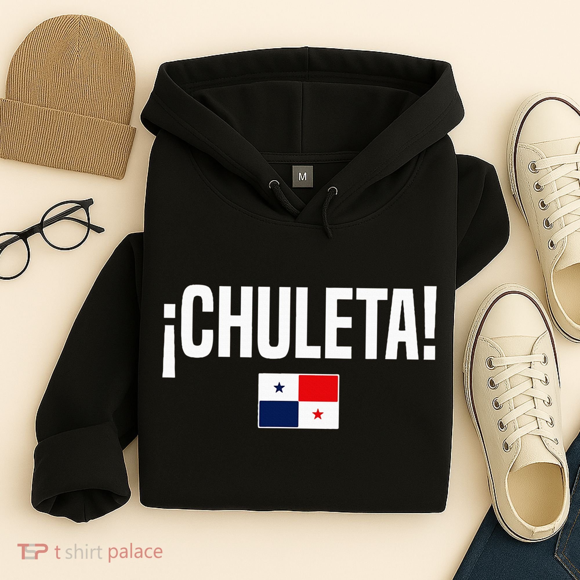 Chuleta Panamanian Slang Panama Flag Hoodie