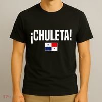 Chuleta Panamanian Slang Panama Flag T-Shirt thumb 3