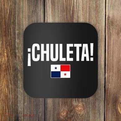 Chuleta Panamanian Slang Panama Flag Coaster