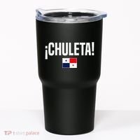 Chuleta Panamanian Slang Panama Flag Tumbler thumb 0
