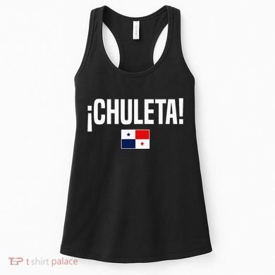Chuleta Panamanian Slang Panama Flag Women's Tank Top