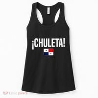 Chuleta Panamanian Slang Panama Flag Women's Tank Top thumb 0