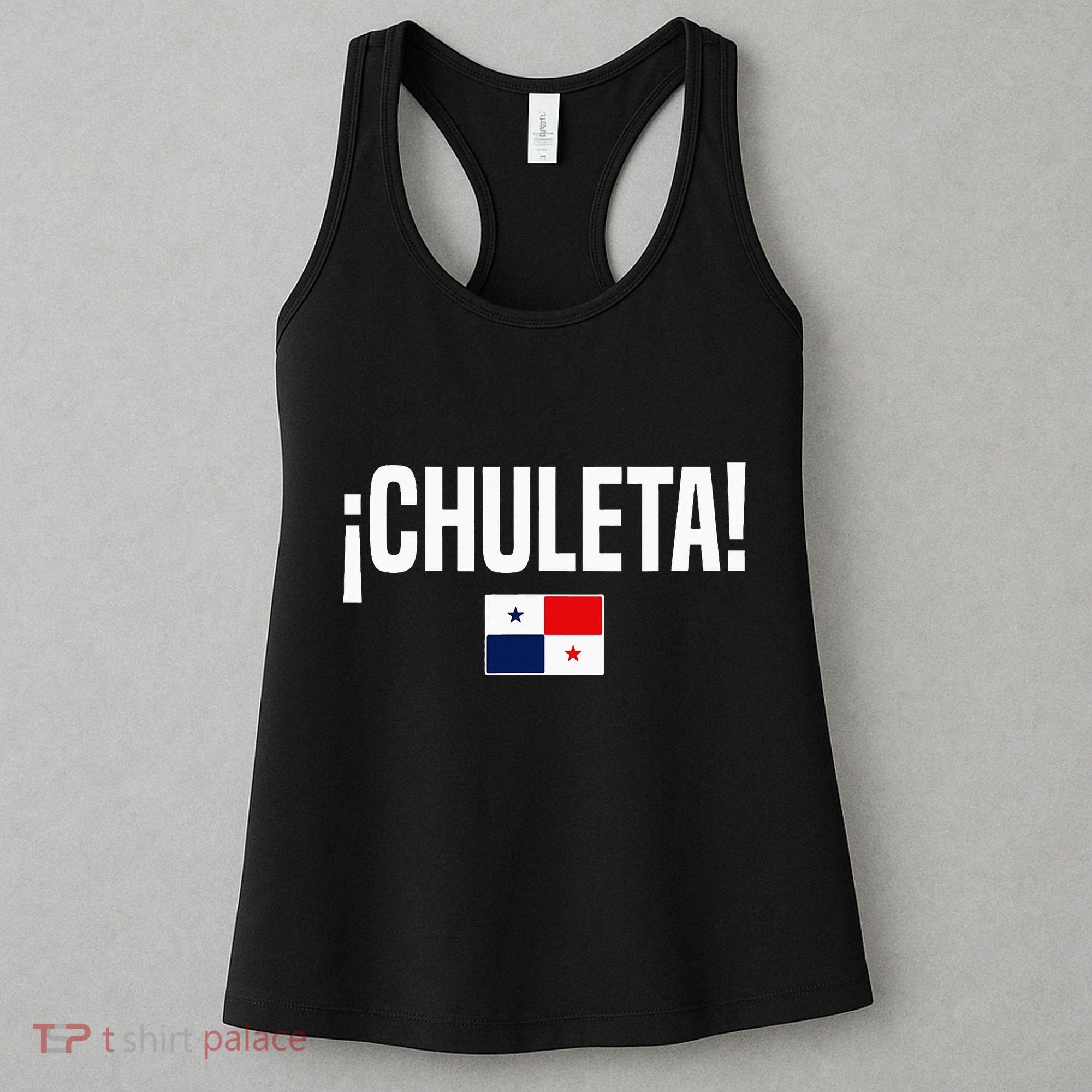 Chuleta Panamanian Slang Panama Flag Women's Tank Top