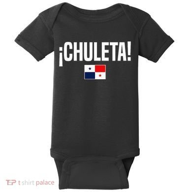 Chuleta Panamanian Slang Panama Flag Baby Bodysuit