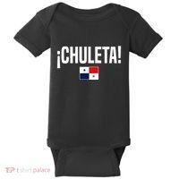Chuleta Panamanian Slang Panama Flag Baby Bodysuit thumb 0