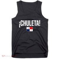 Chuleta Panamanian Slang Panama Flag Tank Top thumb 0