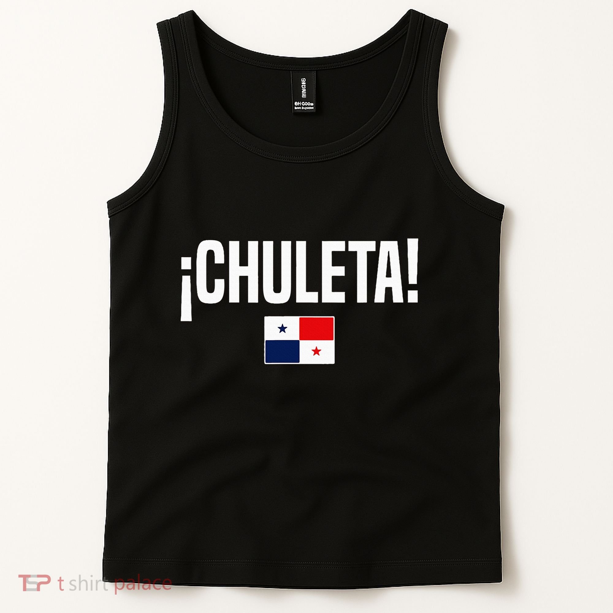 Chuleta Panamanian Slang Panama Flag Tank Top
