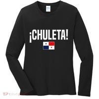 Chuleta Panamanian Slang Panama Flag Women's Long Sleeve Shirt thumb 0