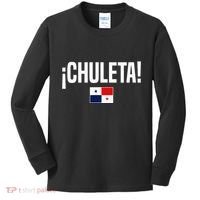 Chuleta Panamanian Slang Panama Flag Kids Long Sleeve Shirt thumb 0