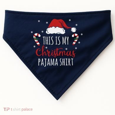 Christmas Pajama Shirt USA-Made Doggie Bandana