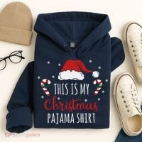 Christmas Pajama Shirt Hoodie thumb 4
