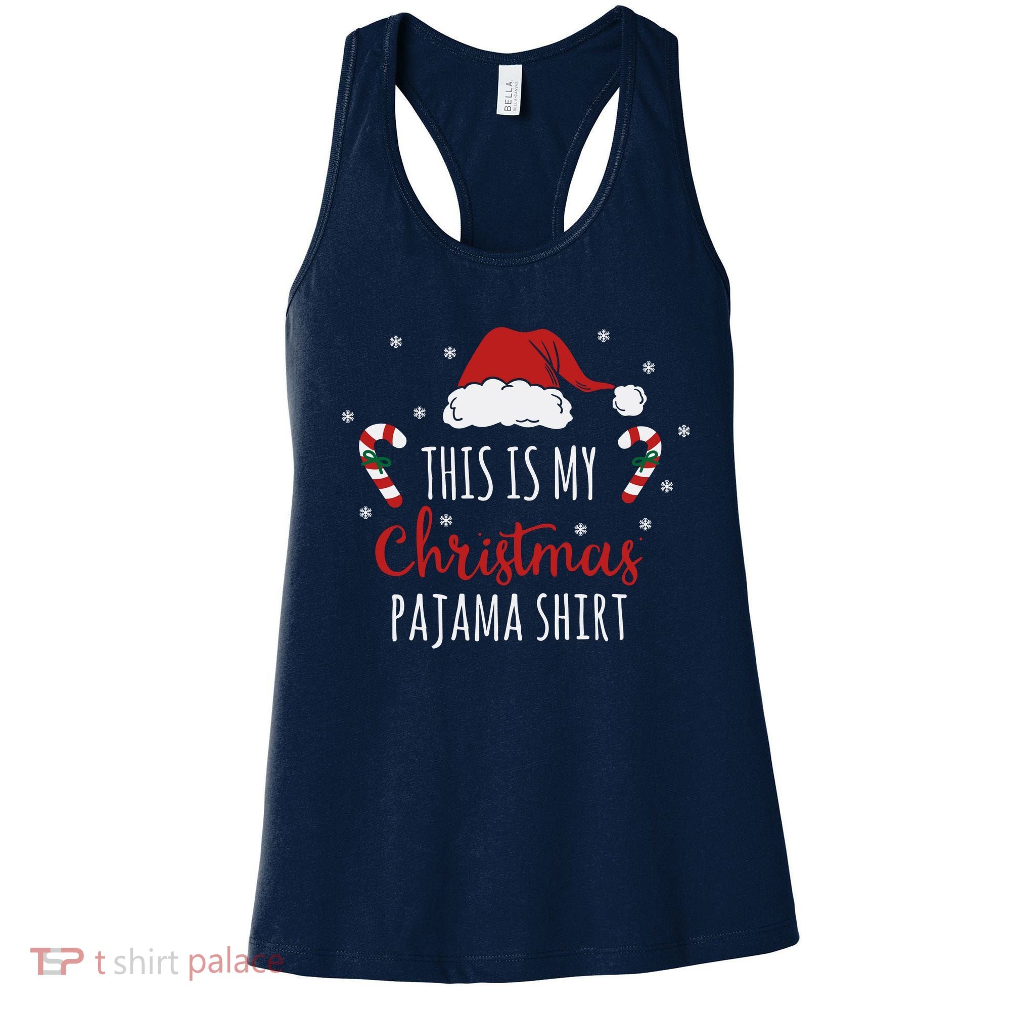 Christmas Pajama Shirt Women's Tank Top