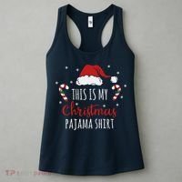 Christmas Pajama Shirt Women's Tank Top thumb 3
