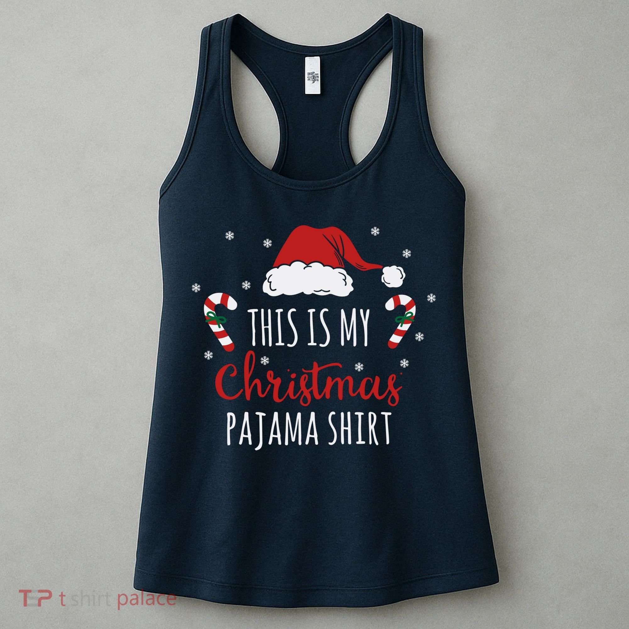 Christmas Pajama Shirt Women's Tank Top