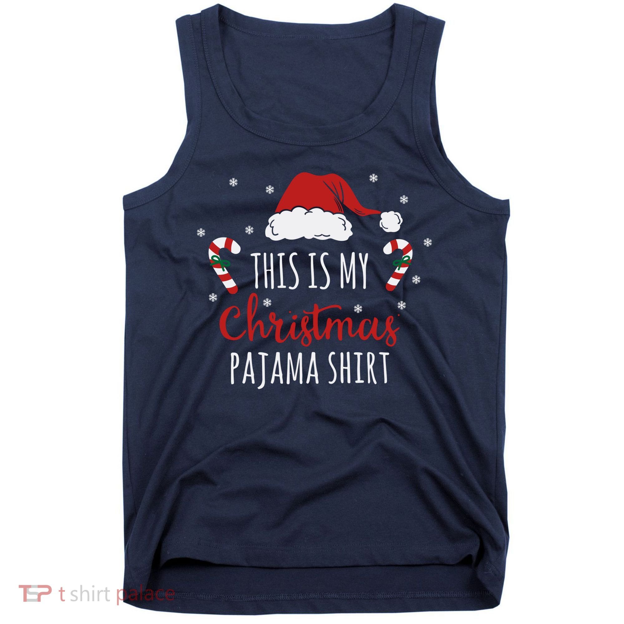 Christmas Pajama Shirt Tank Top