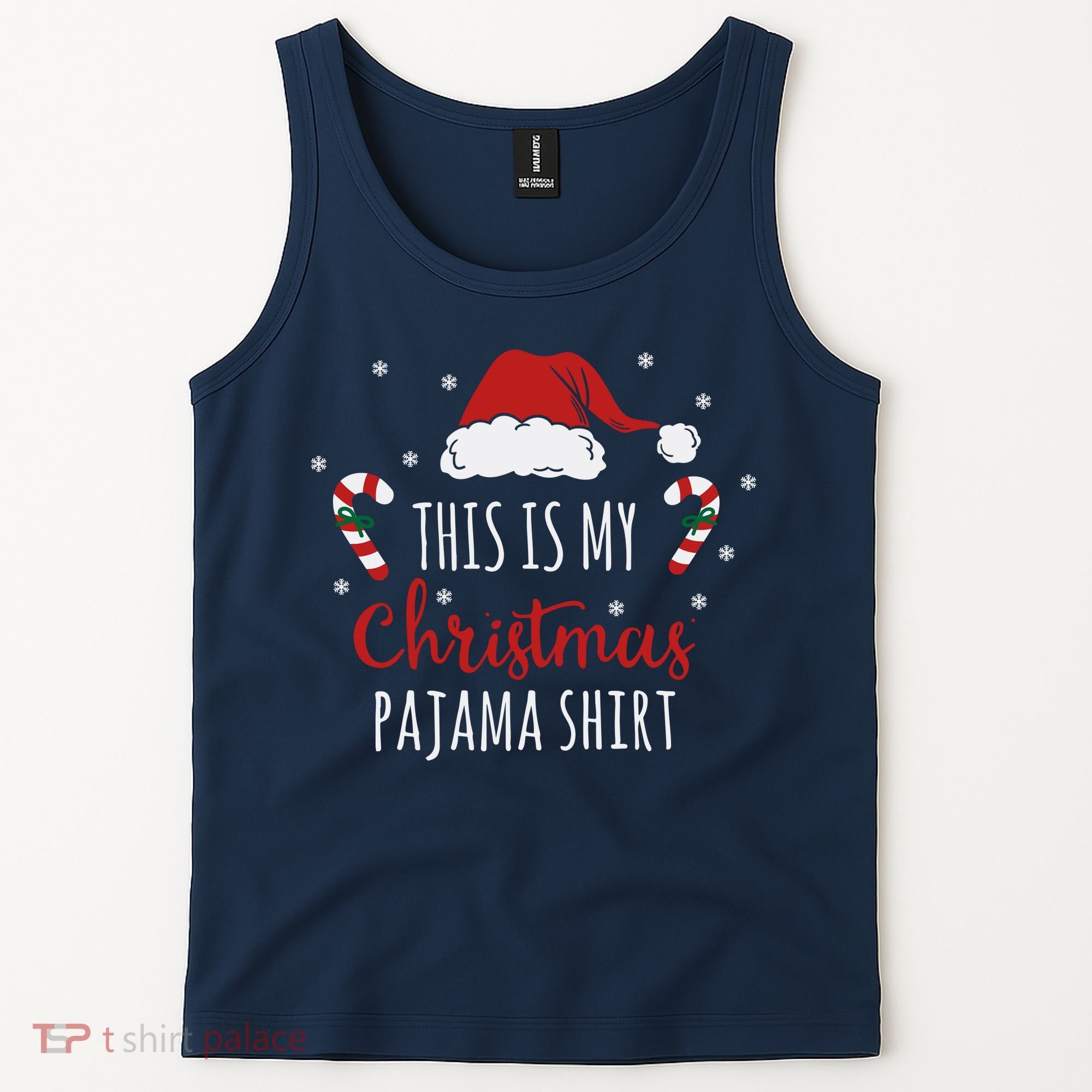 Christmas Pajama Shirt Tank Top