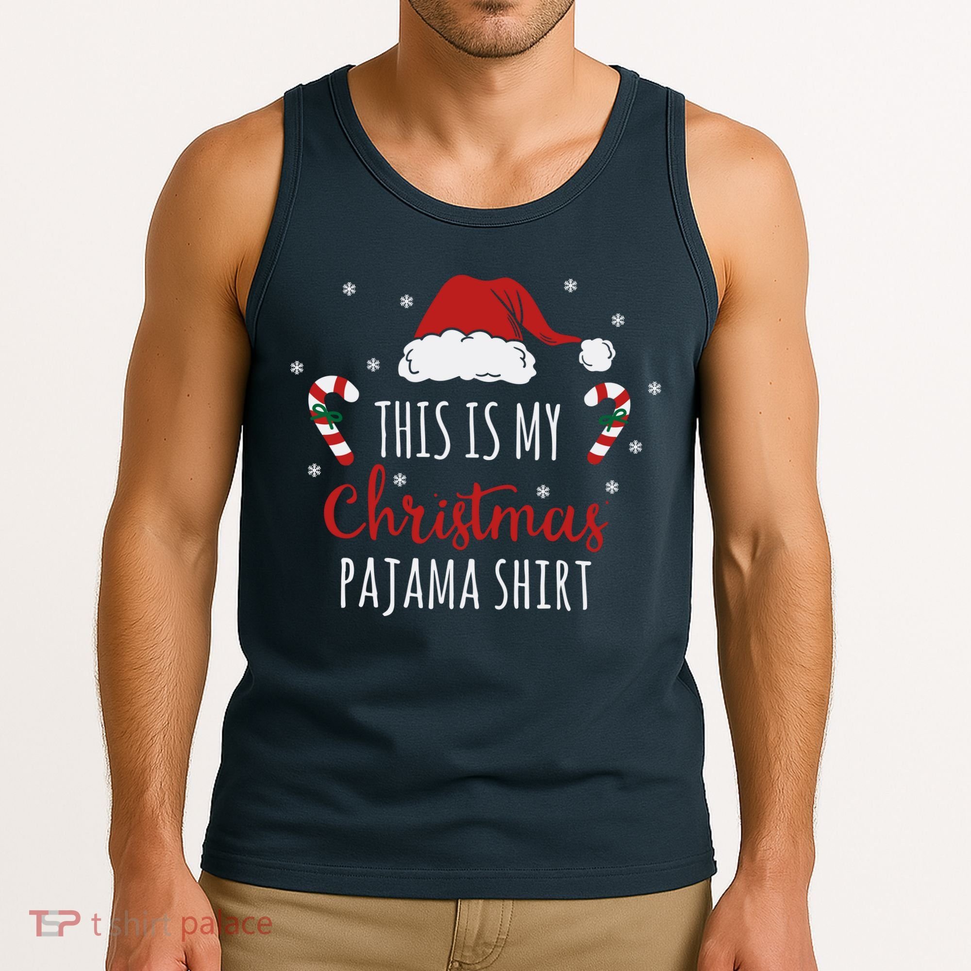Christmas Pajama Shirt Tank Top