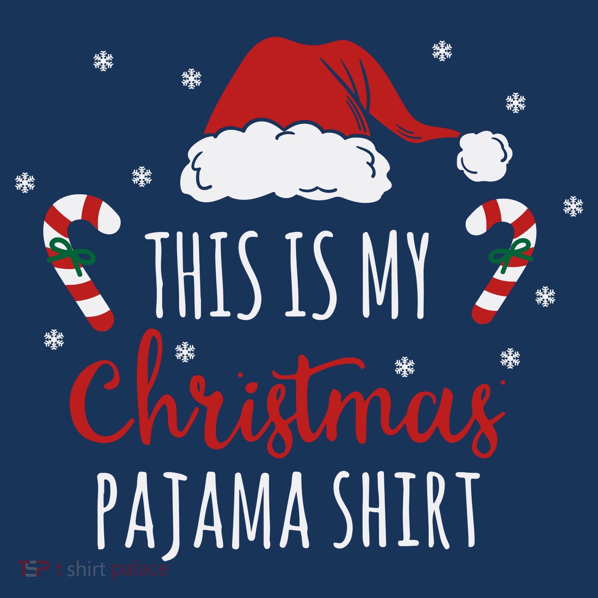 Christmas Pajama Shirt Golf Towel