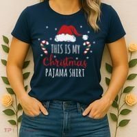 Christmas Pajama Shirt Women's T-Shirt thumb 2