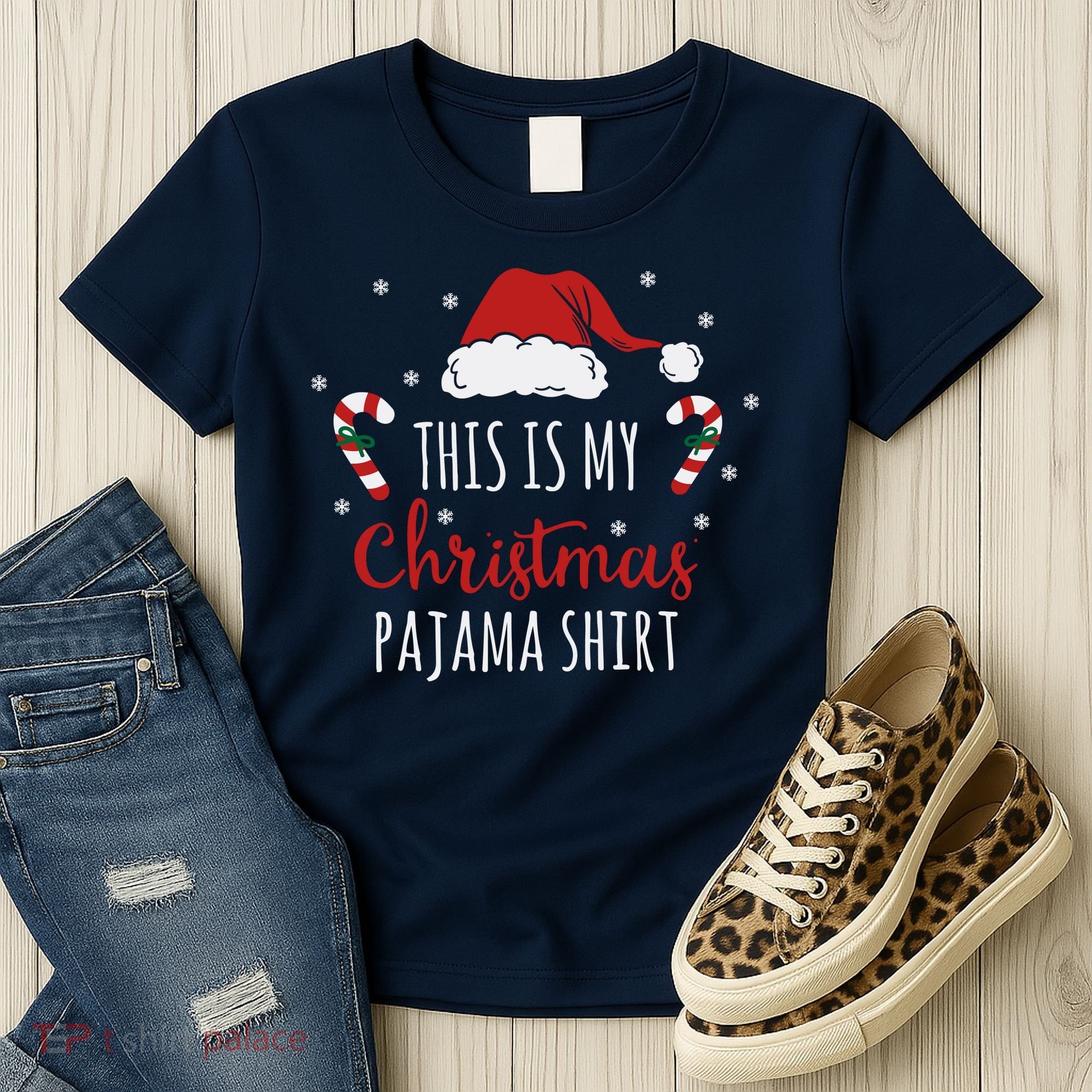 Christmas Pajama Shirt Women's T-Shirt